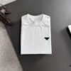 PRADA 2025 Spring/Summer New Men's High-Quality Washed Tie-Dye Short-Sleeve T-Shirt