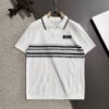 High-Quality Prada 2025 Spring/Summer New Men's Collared Short-Sleeve T-Shirt