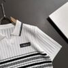 High-Quality Prada 2025 Spring/Summer New Men's Collared Short-Sleeve T-Shirt