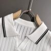 High-Quality Prada 2025 Spring/Summer New Men's Collared Short-Sleeve T-Shirt