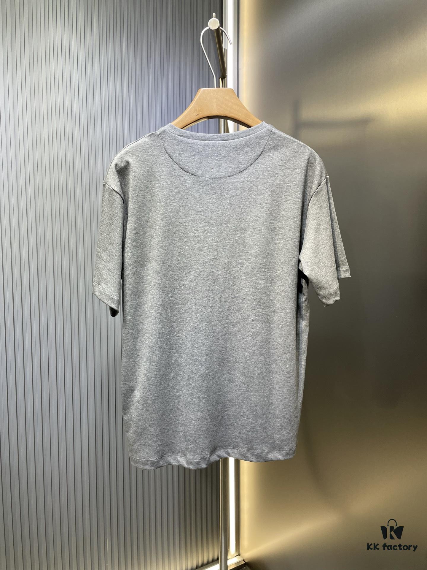 Prada Triangle Logo Short Sleeve T-Shirt