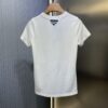 Prada 2025 Latest Triangle Logo Printed Cotton Short-Sleeve T-Shirt, Soft and Comfortable Fabric, Fresh Design Inspiration, Highly Stylish and Representative, Comfortable, Breathable Touch, Extremely Fashionable and Timeless with Character, Premium and Versatile Look