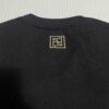 FENDI Men's Premium Cotton Short-Sleeve T-Shirt with 3D Embroidery, Spring and Summer New Arrival