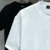 FENDI Fendi 2025 Spring/Summer New Arrival Round Neck Short Sleeve T-Shirt with Hand-Painted Front and Back Print, Made of Heavyweight 320g Double-Yarn Combed Cotton Fabric, Slightly Loose Fit, Soft and Substantial Fabric Texture, Unisex Design