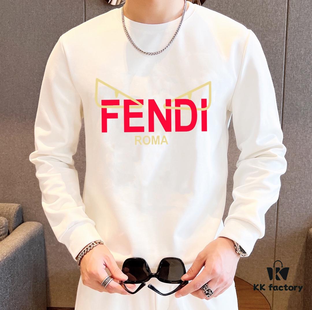 FENDI (Gospel for the Plump) New 2025 Best-Selling Hoodie Set – Official Website Original Version, Premium Natural Roman Cotton, Elegant and Comfortable Unisex Fit