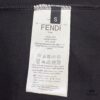 New FENDI Jacquard Velour All-Over Print Short Sleeve T-Shirt Unisex Summer Wear