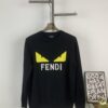 New FENDI Monogram 'Big Demon Eye' Jacquard Knit Short-Sleeve T-Shirt Unisex