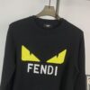 New FENDI Monogram 'Big Demon Eye' Jacquard Knit Short-Sleeve T-Shirt Unisex