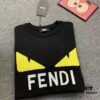 New FENDI Monogram 'Big Demon Eye' Jacquard Knit Short-Sleeve T-Shirt Unisex
