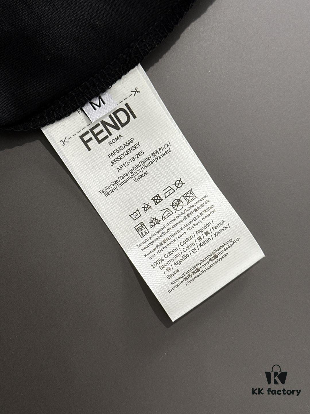 FD 2025SS Spring Summer Newest Round Neck Fashion Short Sleeve T-Shirt, Official Website Synchronized, Cabinet Pure Cotton Fabric! Skin-Friendly Comfortable, Timeless and Easy to Wear, Classic Minimalist Logo Design, Original Factory Craftsmanship Meticulous, Essential Item for Stylish Men