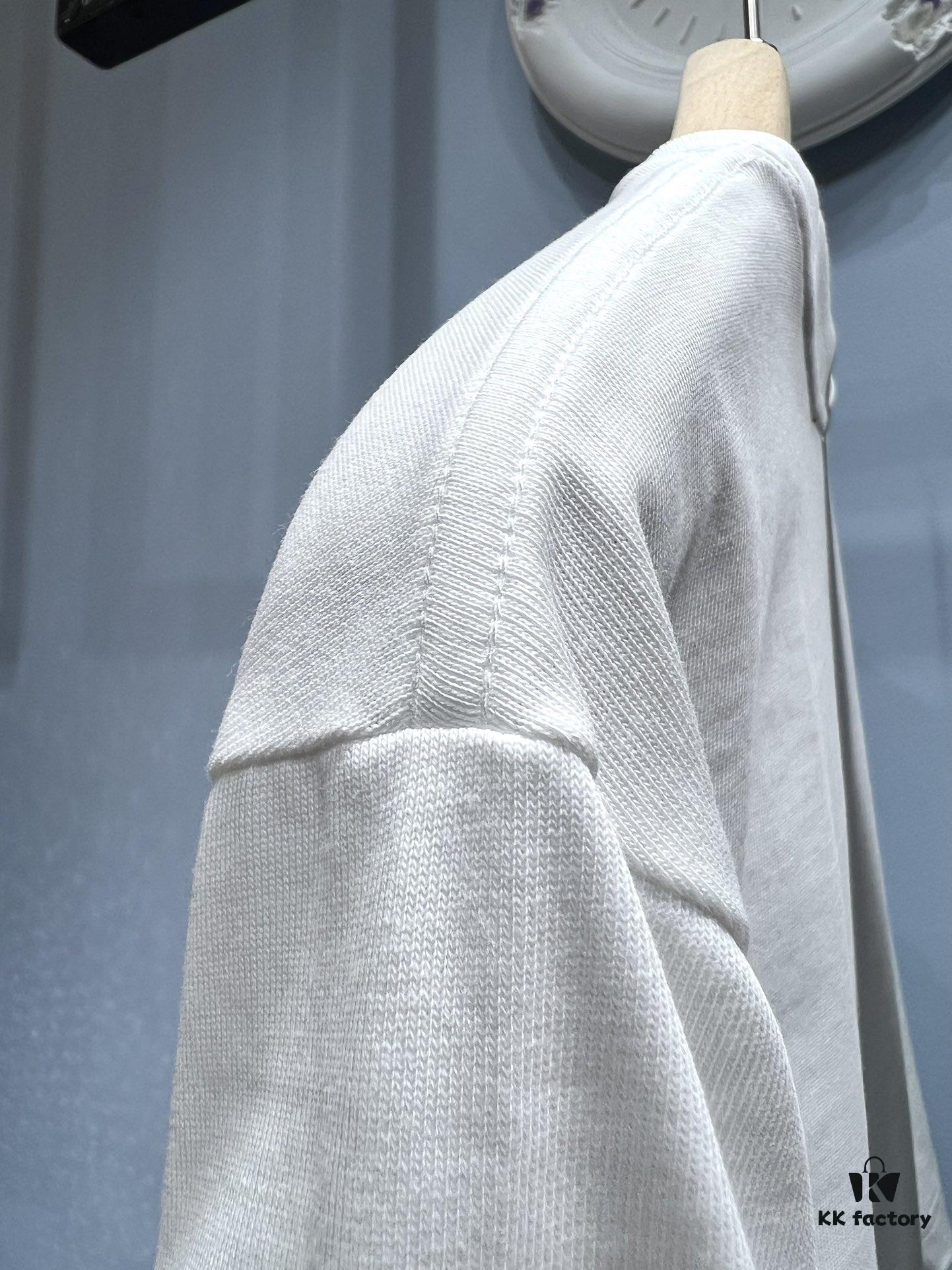 FENDI* Fendi Candy-Colored Embroidered Short Sleeve T-Shirt