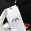 FENDI Candy-colored Embroidered Short Sleeve T-Shirt