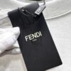 FENDI Fluorescent Letter Print Short-Sleeve T-Shirt
