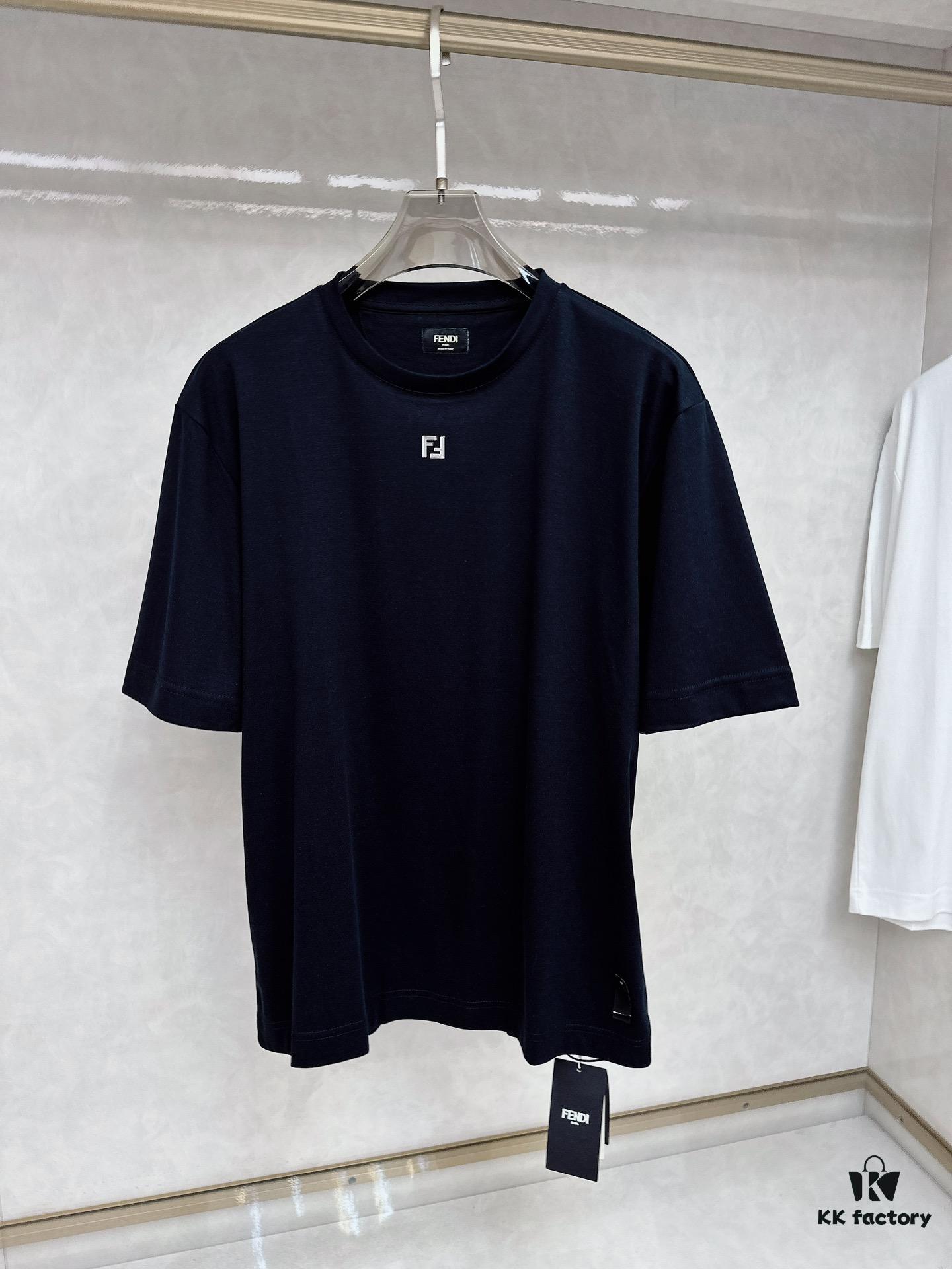 FENDI FF Metal Short Sleeve T-Shirt