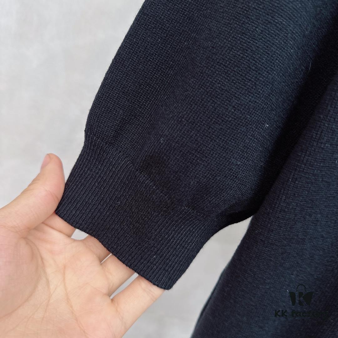 FENDI Men's Spring-Summer Knitted Short-Sleeve Casual T-Shirt, Exclusive High-End Original Order, Premium Custom Fabric, Soft and Comfortable