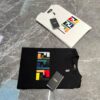 FENDI 25SS New Arrival Round Neck T-Shirt! Must-Have for Trendsetters! Custom Colorful Embroidered Logo on Chest. Classic Colors, Stylish and Fashionable. Youthful and Energetic Overall Look! Made from 280g High-Quality Cotton, Exceptionally Comfortable to Wear and Touch, with Delicate and Premium Texture.