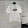 FENDI 25SS New Arrival Round Neck T-Shirt! Must-Have for Trendsetters! Custom Colorful Embroidered Logo on Chest. Classic Colors, Stylish and Fashionable. Youthful and Energetic Overall Look! Made from 280g High-Quality Cotton, Exceptionally Comfortable to Wear and Touch, with Delicate and Premium Texture.