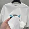 FENDI 25SS New Arrival Crew Neck T-Shirt! Must-Have for Fashion Enthusiasts! Custom 3D Rubber Brand Lettering on Chest, Classic Colorways with Stylish Appeal, Youthful and Energetic Design. Crafted from 280g High-Quality Cotton for Exceptional Comfort and Soft, Premium Touch.