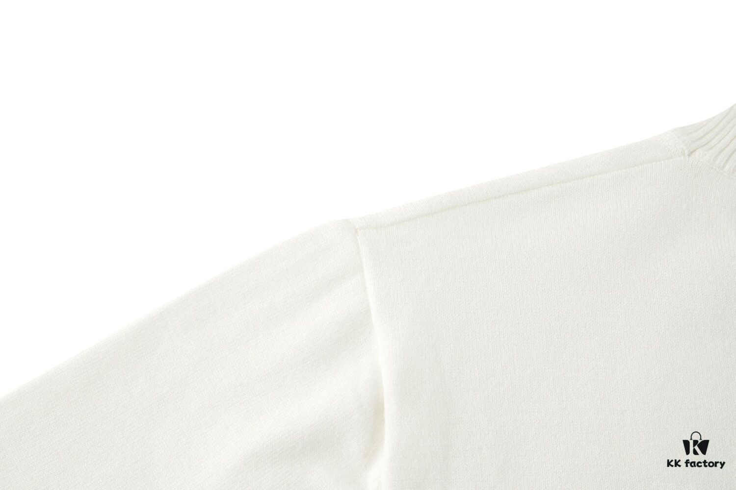 FENDI FF Logo Cotton-Wool Knit Short Sleeve Sweater