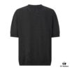 FENDI FF Logo Cotton-Wool Knit Short Sleeve Sweater