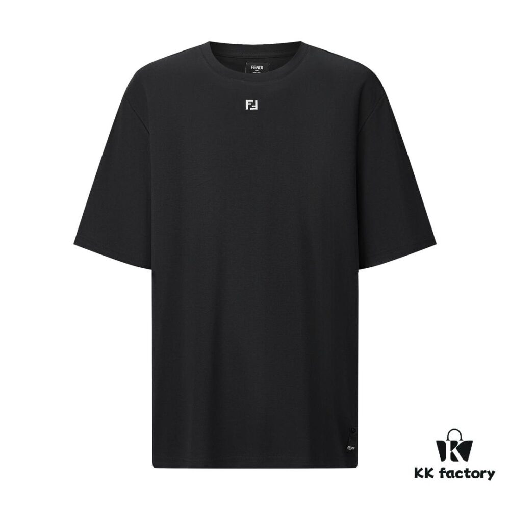 FENDI Hardware Embossed Short Sleeve T-Shirt