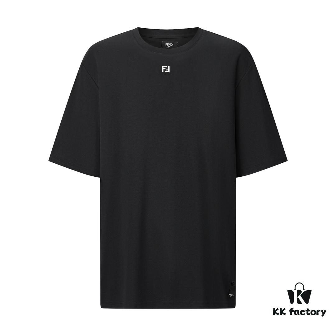FENDI Hardware Embossed Short Sleeve T-Shirt