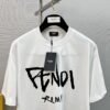 High-Quality FEND 25SS Classic Color T-Shirt New Arrival! This vibrant and youthful design is full of energy, part of the latest seasonal Teddy Bear collection. Crafted with premium 280g 100% cotton fabric for superior softness and comfort. Features high-definition, dimensionally rich printing using advanced thermal transfer technology. Perfectly pairs with jeans, chinos, or shorts, making it a must-have spring-summer staple.