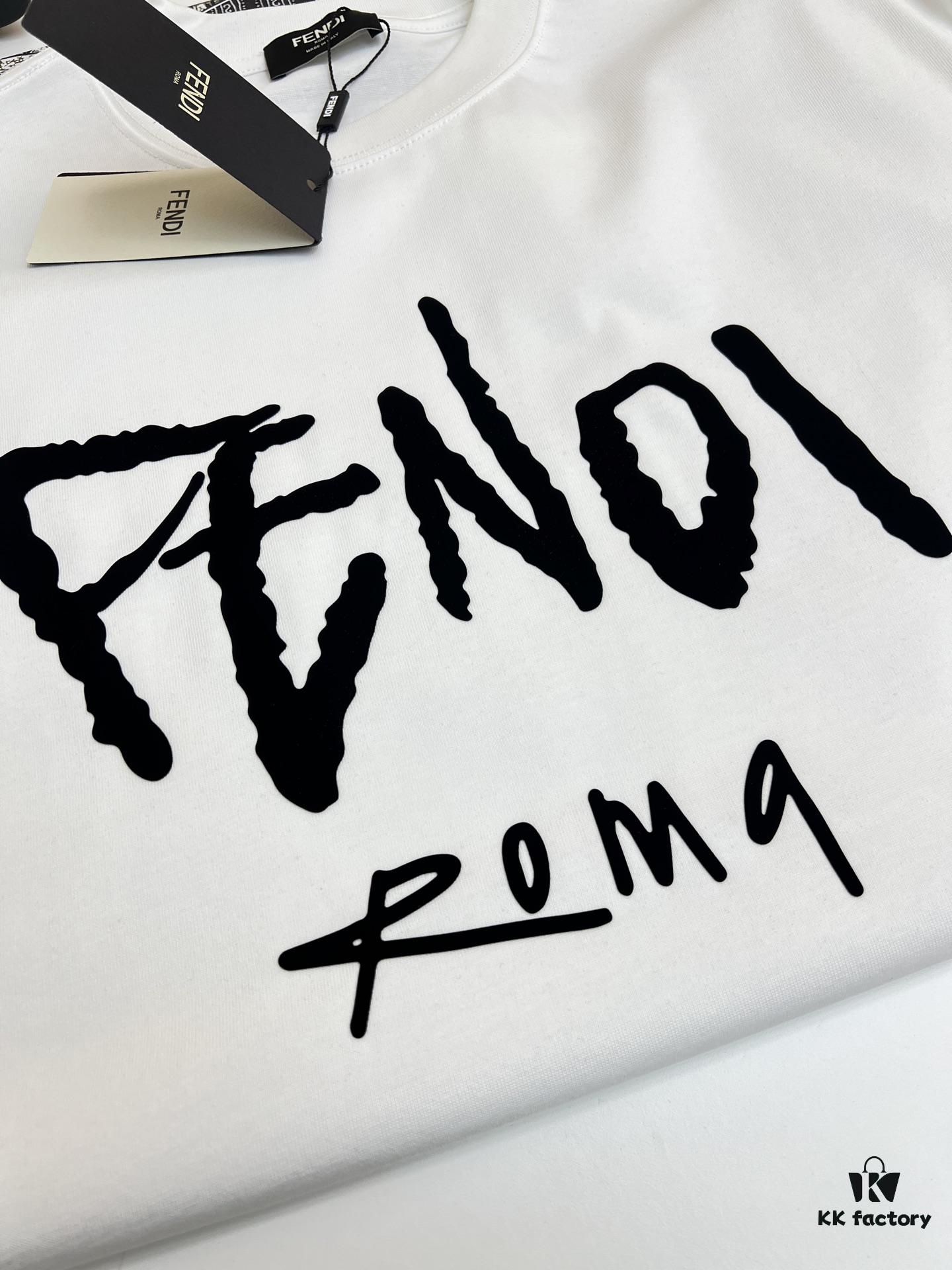 High-Quality FEND 25SS Classic Color T-Shirt New Arrival! This vibrant and youthful design is full of energy, part of the latest seasonal Teddy Bear collection. Crafted with premium 280g 100% cotton fabric for superior softness and comfort. Features high-definition, dimensionally rich printing using advanced thermal transfer technology. Perfectly pairs with jeans, chinos, or shorts, making it a must-have spring-summer staple.