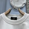 FENDI Rainbow Webbing Flag Short Sleeve T-Shirt
