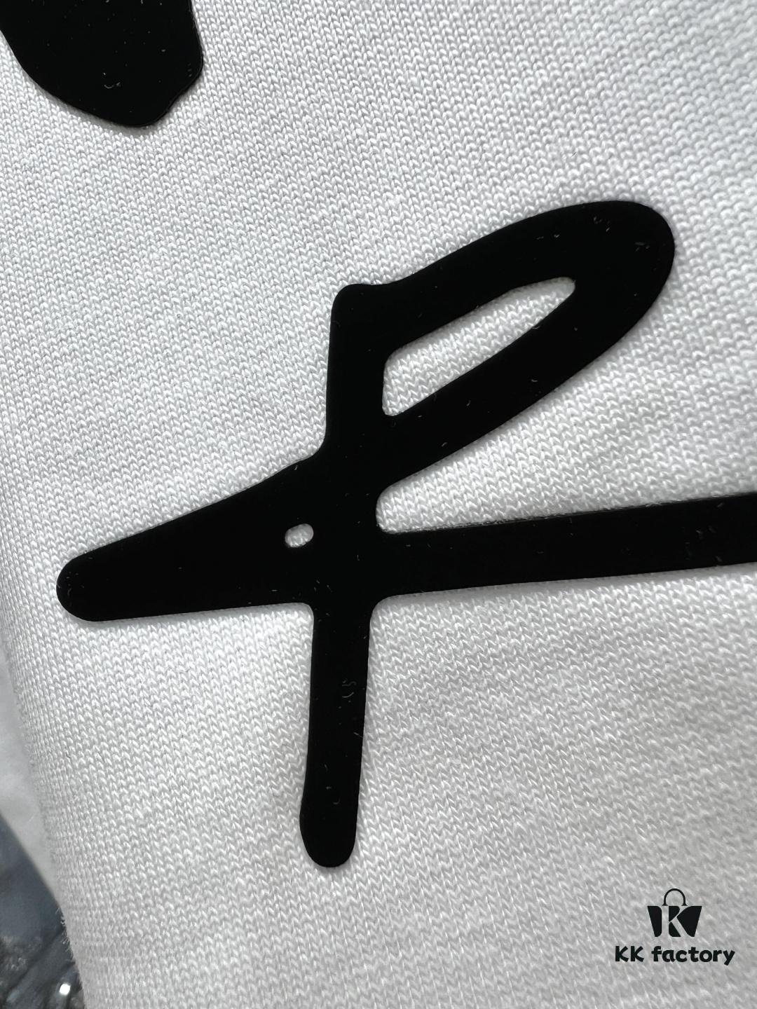 FENDI Rainbow Webbing Flag Short Sleeve T-Shirt