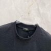 FENDI 25SS New Arrival Round Neck T-Shirt! A Must-Have for Fashion Enthusiasts! Custom 3D Rubber Logo on Chest, Classic Colorways with Stylish Appeal, Youthful and Energetic Design. Crafted from 280g High-Quality Cotton for Exceptional Comfort and Soft, Textured Handfeel.