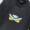 FENDI 25SS New Arrival Round Neck T-Shirt! A Must-Have for Fashion Enthusiasts! Custom 3D Rubber Logo on Chest, Classic Colorways with Stylish Appeal, Youthful and Energetic Design. Crafted from 280g High-Quality Cotton for Exceptional Comfort and Soft, Textured Handfeel.