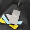 FENDI 25SS New Arrival Round Neck T-Shirt! A Must-Have for Fashion Enthusiasts! Custom 3D Rubber Logo on Chest, Classic Colorways with Stylish Appeal, Youthful and Energetic Design. Crafted from 280g High-Quality Cotton for Exceptional Comfort and Soft, Textured Handfeel.