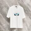 FENDI 25SS New Arrival Round Neck T-Shirt! Must-Have for Trendsetters! Custom Brand Letter Embossed Print on Chest, Classic Colors for Stylish and Modern Look, Youthful and Energetic Design. Crafted from 280g Cotton for Exceptional Comfort and Soft, Premium Hand Feel.