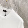 FENDI 25SS New Arrival Round Neck T-Shirt! Must-Have for Trendsetters! Custom Brand Letter Embossed Print on Chest, Classic Colors for Stylish and Modern Look, Youthful and Energetic Design. Crafted from 280g Cotton for Exceptional Comfort and Soft, Premium Hand Feel.