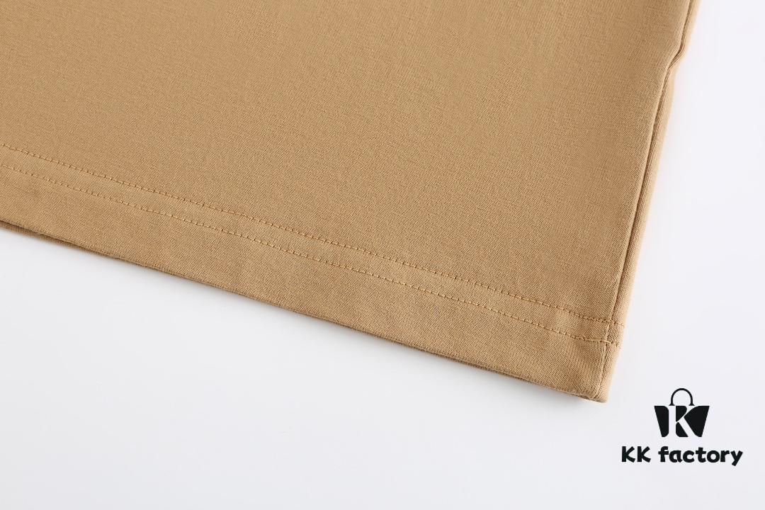 FENDI 2025 Fall Spring/Summer Collection Monster Eye Short-Sleeve T-Shirt Premium Quality, Custom Woven 270G 32-Count Double-Yarn Pure Cotton Fabric, Relaxed Fit Unisex Design