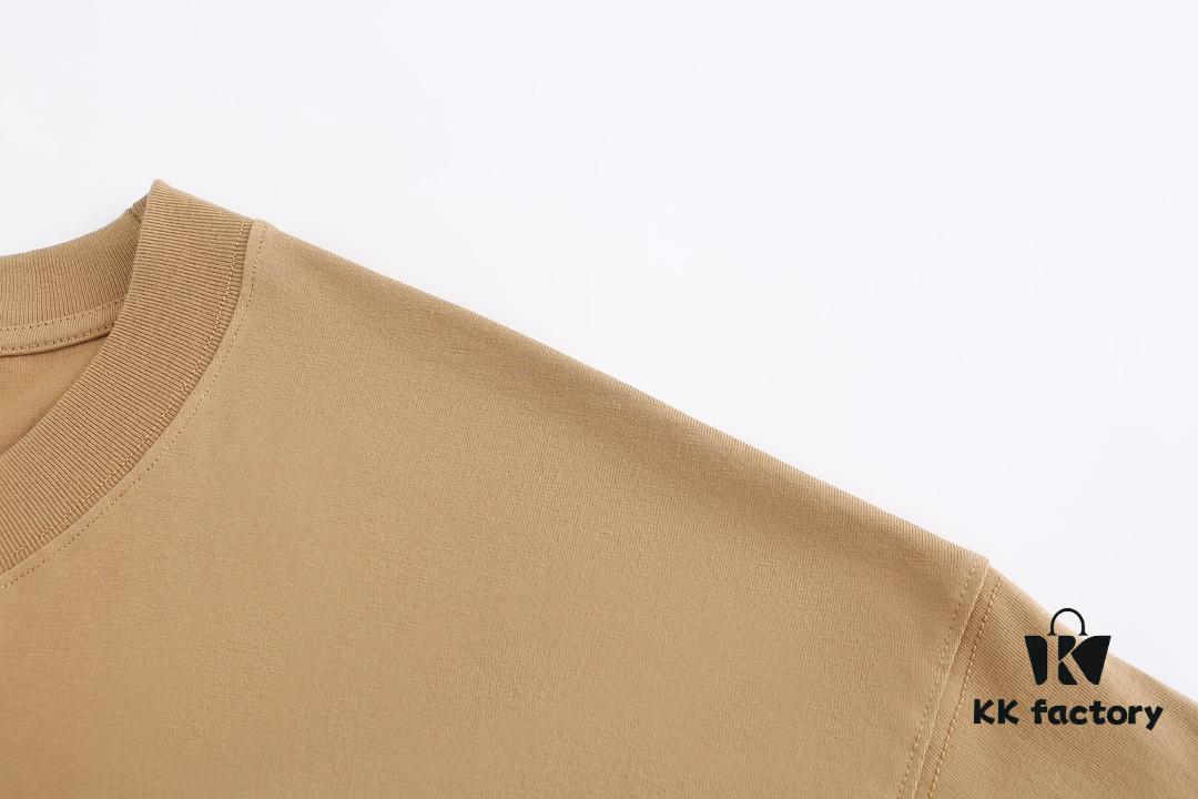 FENDI 2025 Fall Spring/Summer Collection Monster Eye Short-Sleeve T-Shirt Premium Quality, Custom Woven 270G 32-Count Double-Yarn Pure Cotton Fabric, Relaxed Fit Unisex Design