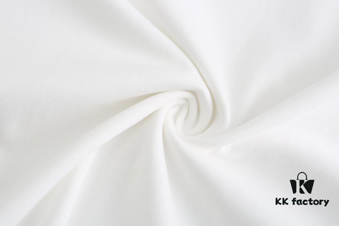 FENDI 2025 Fall Spring/Summer Collection Monster Eye Short Sleeve T-Shirt Premium Quality Limited Edition, Custom Woven 270G 32-Count Double-Yarn Pure Cotton Fabric, Relaxed Fit Unisex Design