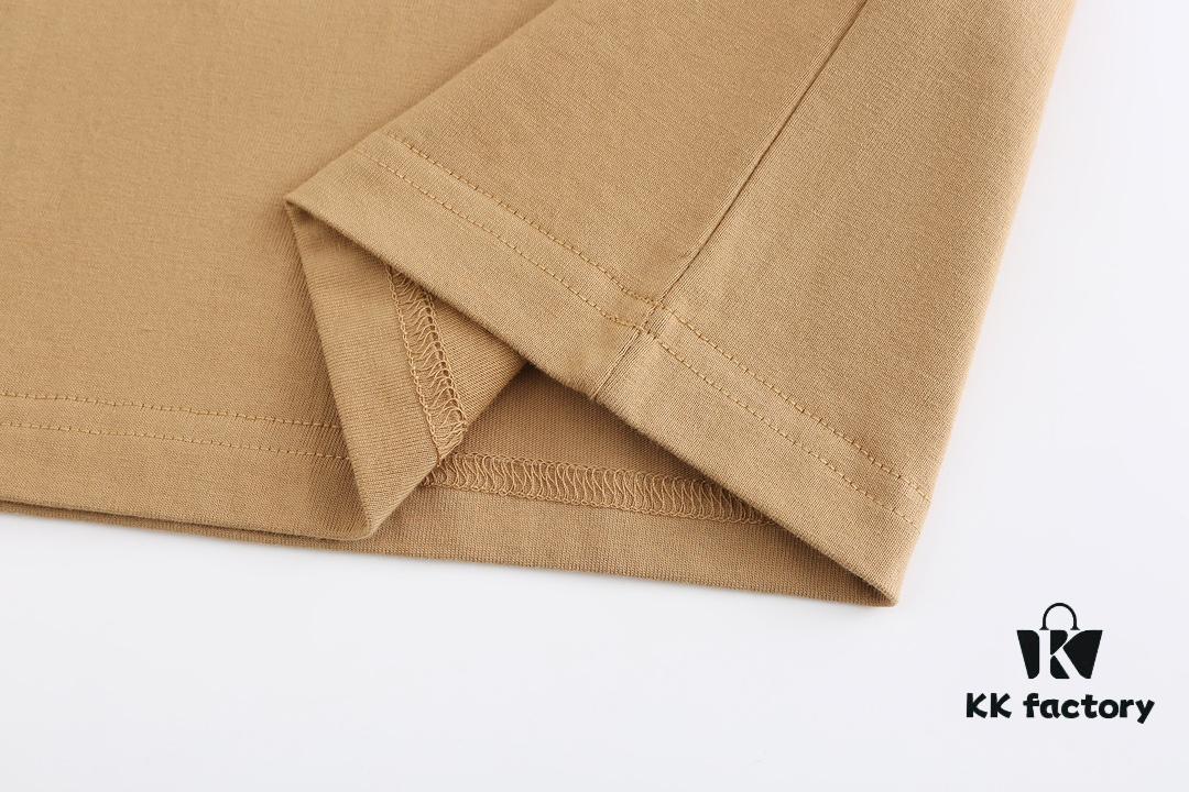 FENDI 2025 Fall Spring/Summer Collection Monster Eye Short-Sleeve T-Shirt Premium Quality, Custom-Woven 270G 32-Count Double-Yarn Pure Cotton Fabric, Relaxed Fit Unisex Design