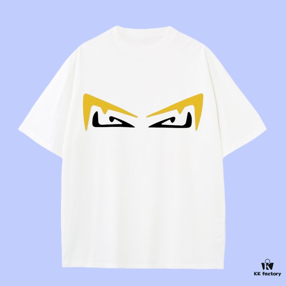 FENDI 2025 Fall Spring/Summer Collection Monster Eye Short Sleeve T-Shirt Premium Quality, Custom Woven 270G 32-Count Double-Yarn Pure Cotton Fabric, Relaxed Fit Unisex Design