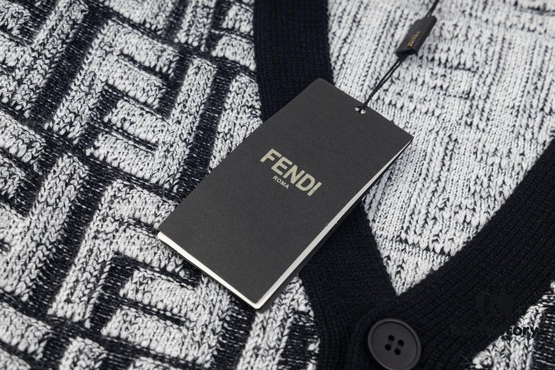 Fedi 24 New All-Over Print Textured Cardigan, Stylish and Versatile, Premium Craftsmanship, Soft and Comfortable to Touch, Non-Pilling, Skin-Friendly, Exquisite Fit and Design, Highly Recommended