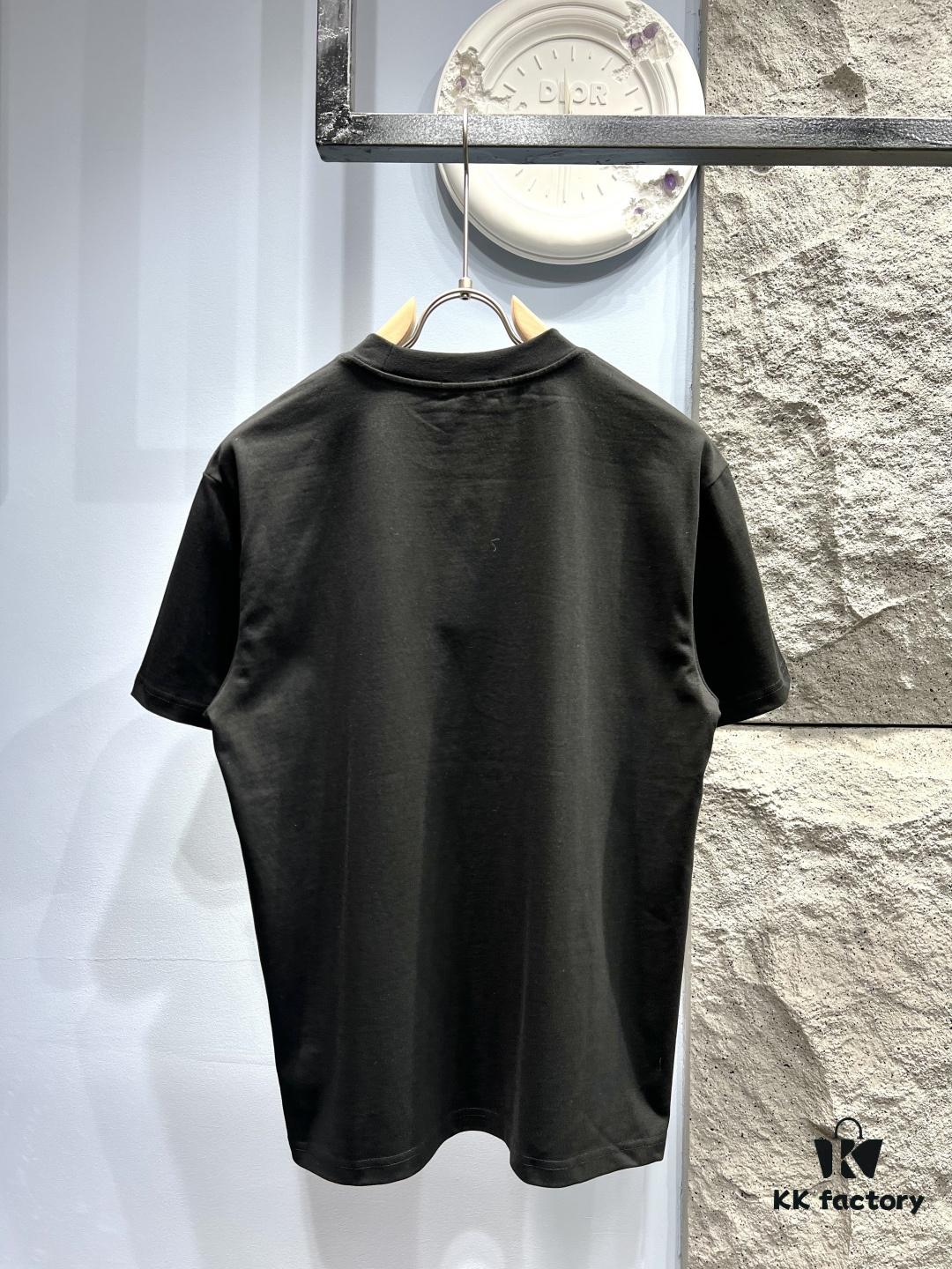 FENDI Rainbow Print Logo Short Sleeve T-Shirt