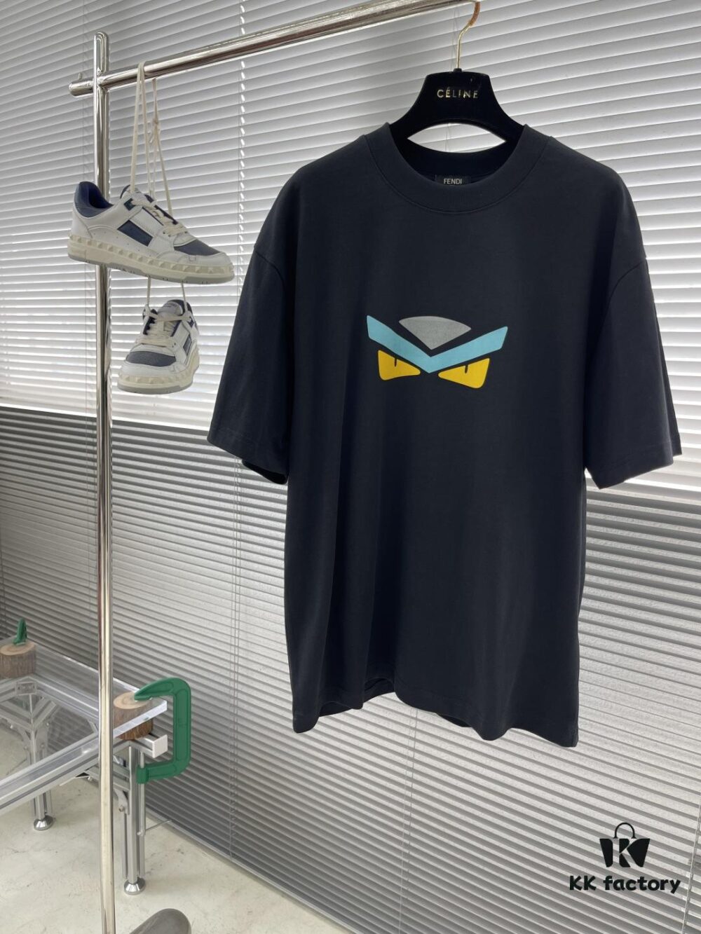 FEND 2025SS New Arrival Short Sleeve T-Shirt, Stylish and Minimalist Design, Classic Brand Logo, Comfortable Wear with Refined Craftsmanship