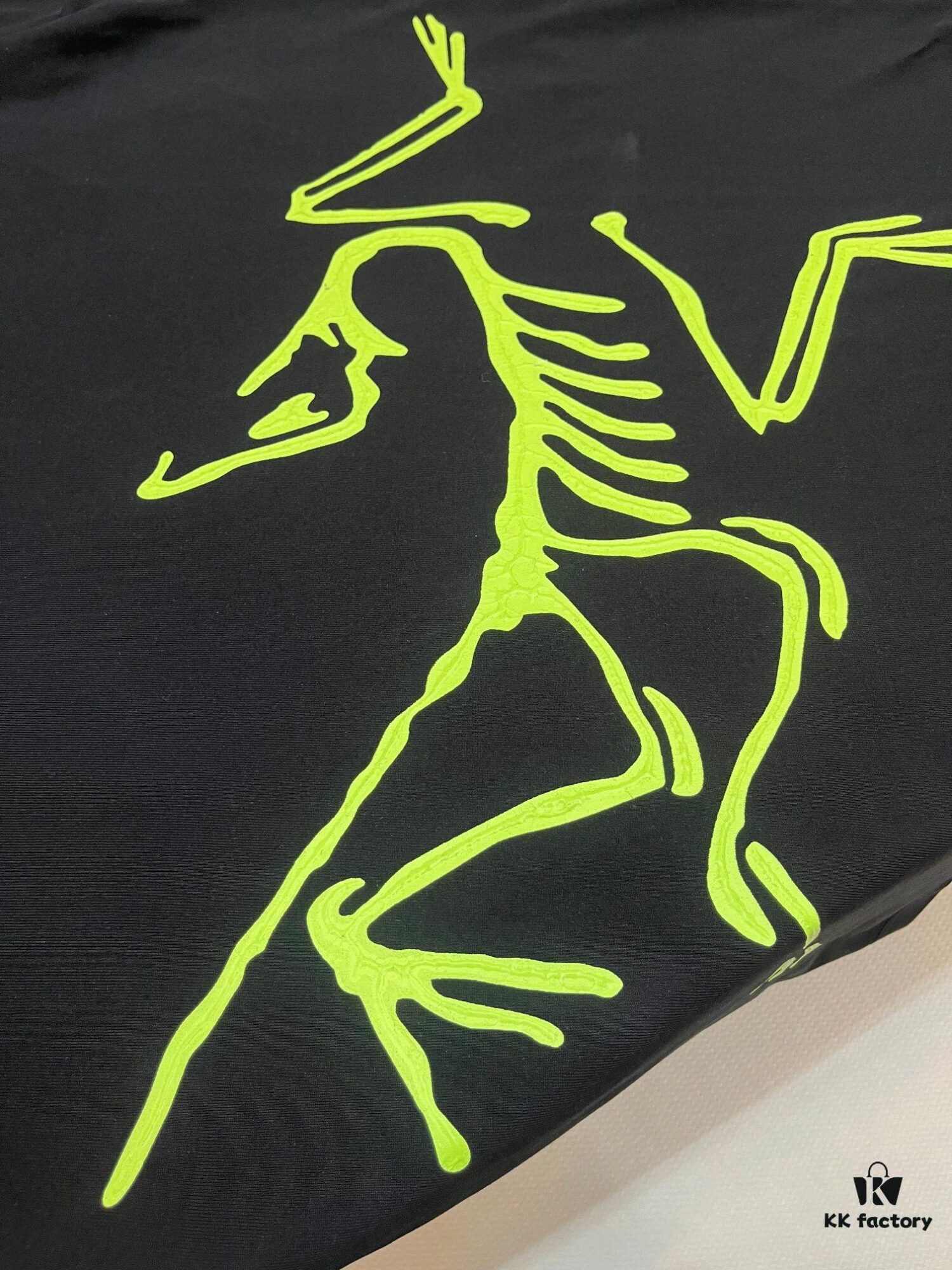 Ayc Teryx Arc'teryx 2025 FW Junior Bird Logo Premium Print Short Sleeve T-Shirt, 280g Pure Cotton Double Yarn Fabric, Soft and Comfortable Wear, Custom Rib Knit Collar Dyed in Same Dye Batch, Full Trims with Three Labels, Unisex Design, High-Version Comparable at Will