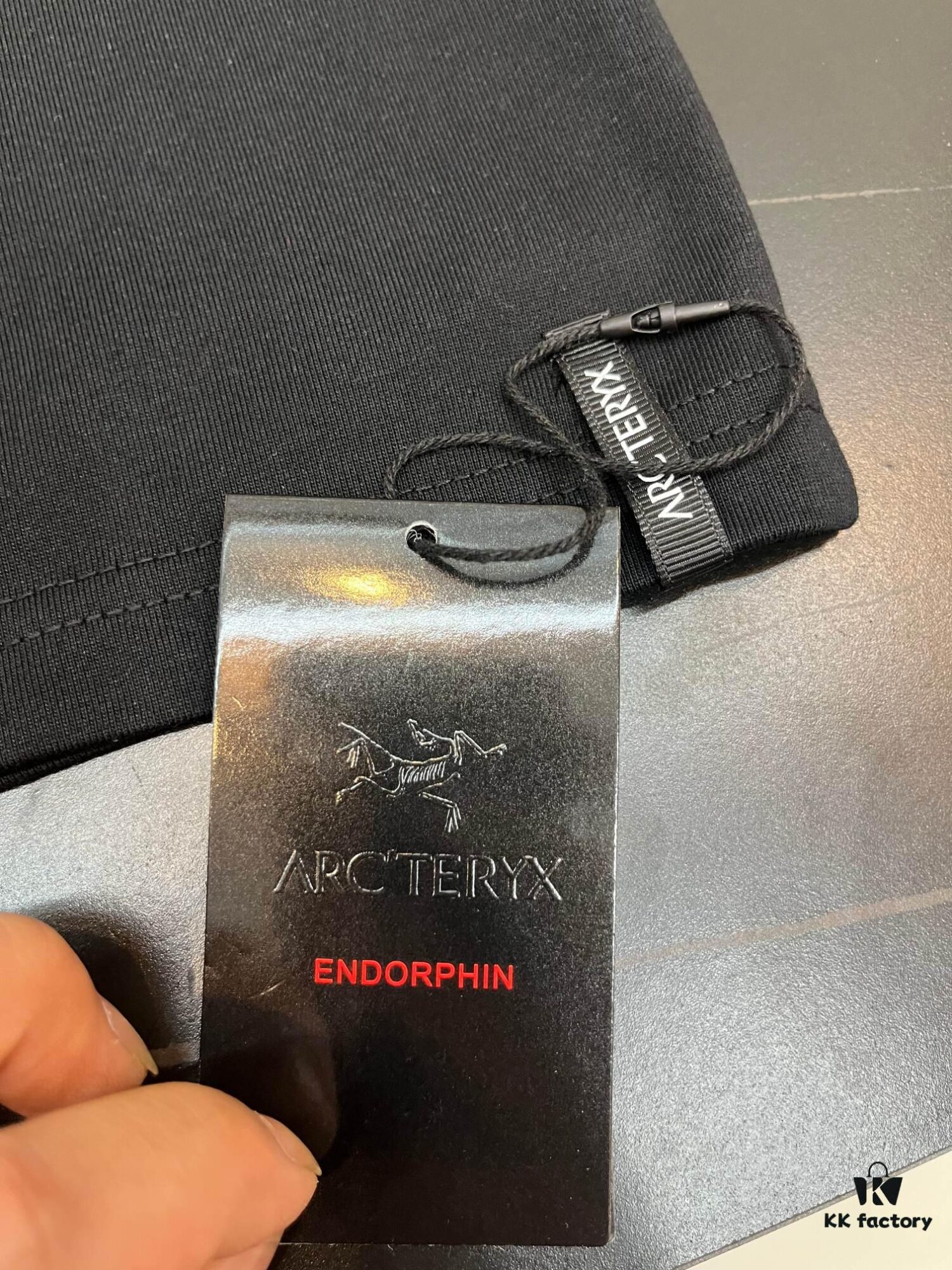 Ayc Teryx Arc'teryx 2025 FW Junior Bird Logo Premium Print Short Sleeve T-Shirt, 280g Pure Cotton Double Yarn Fabric, Soft and Comfortable Wear, Custom Rib Knit Collar Dyed in Same Dye Batch, Full Trims with Three Labels, Unisex Design, High-Version Comparable at Will