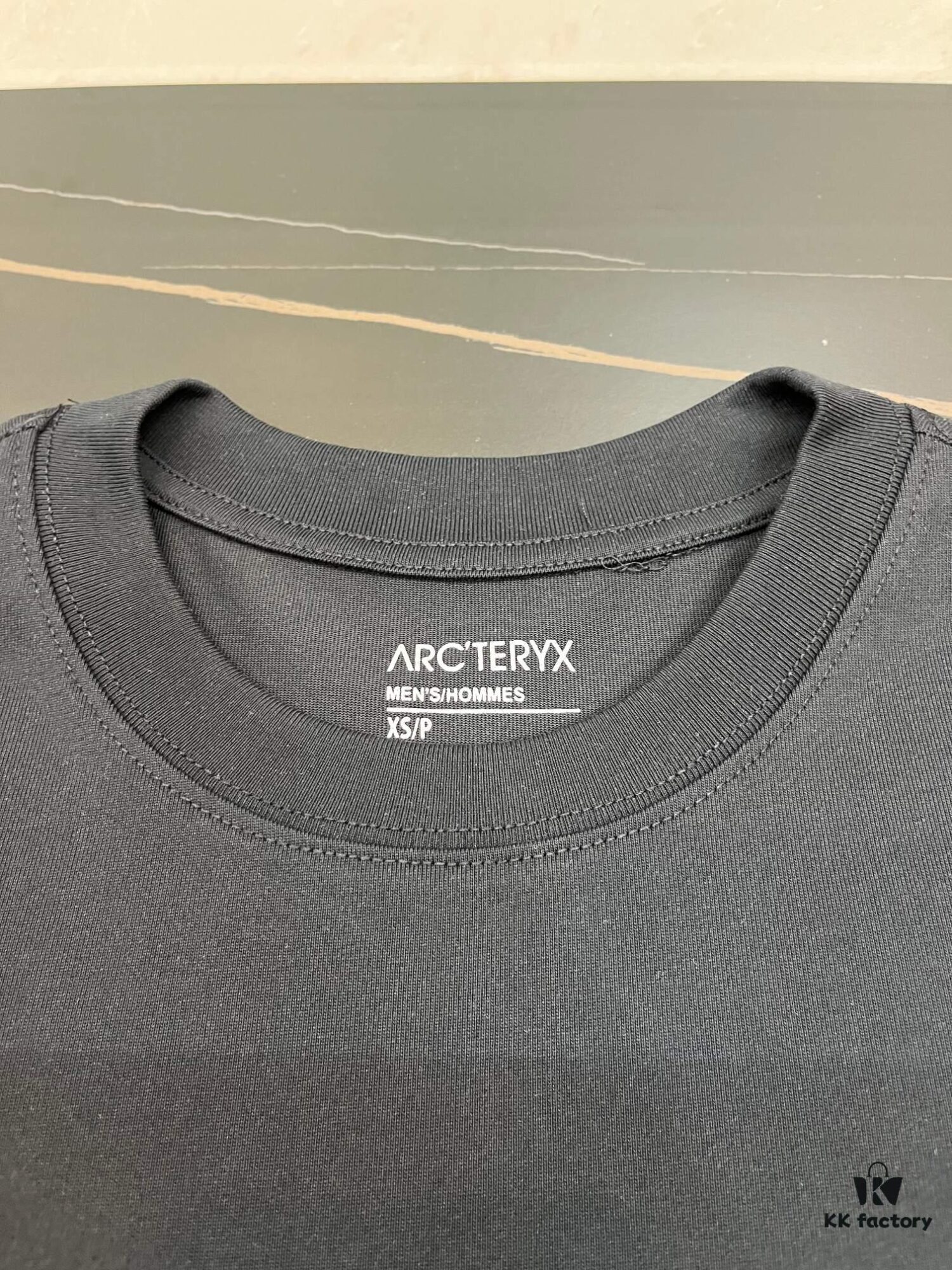 Ayc Teryx Arc'teryx 2025 FW Junior Bird Logo Premium Print Short Sleeve Tee, 280g Double Cotton Fabric, Soft and Comfortable Wear, Custom Ribbed Collar Dyed in Same Dye Bath, Full Three Labels, Unisex Design, High Version for Comparison