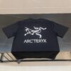 Ayc Teryx Arc'teryx 2025 FW Junior Bird Logo Premium Print Short Sleeve T-Shirt, 280g Pure Cotton Double-Yarn Fabric, Soft and Comfortable Fit, Custom Rib Knit with Matching Dye, Full Trims, Unisex Design, High-Version Comparable