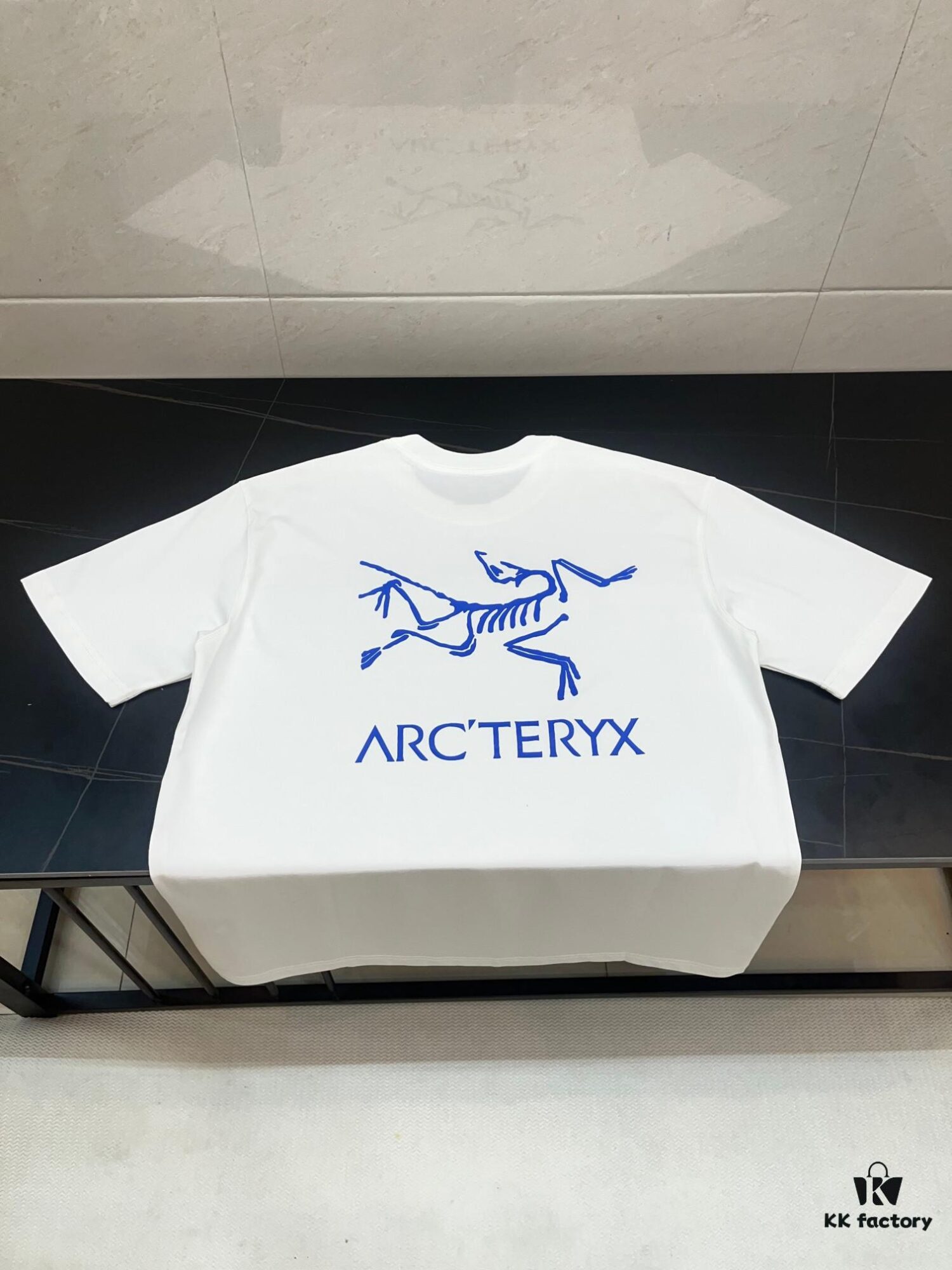 Ayc Teryx Arc'teryx 2025 FW Junior Bird Logo Premium Print Short Sleeve T-Shirt, 280g Pure Cotton Double-Yarn Fabric, Soft and Comfortable Fit, Custom Rib Knit with Matching Dye, Full Trims, Unisex Design, High-Version Comparable