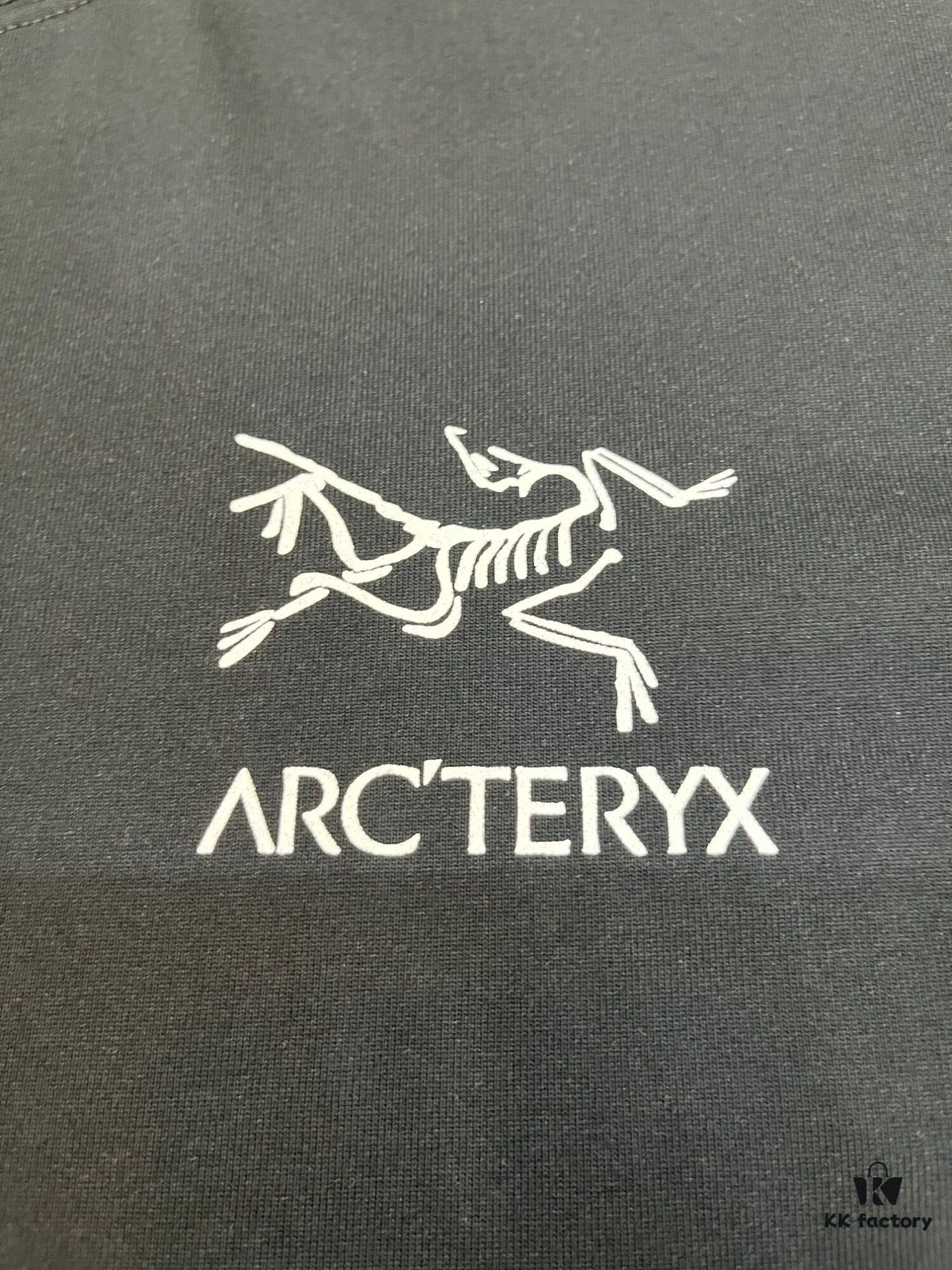 Ayc Teryx Arc'teryx 2025 FW Junior Bird Logo Premium Print Short Sleeve T-Shirt, 280g Pure Cotton Double-Yarn Fabric, Soft and Comfortable Fit, Custom Rib Knit with Matching Dye, Full Trims, Unisex Design, High-Version Comparable