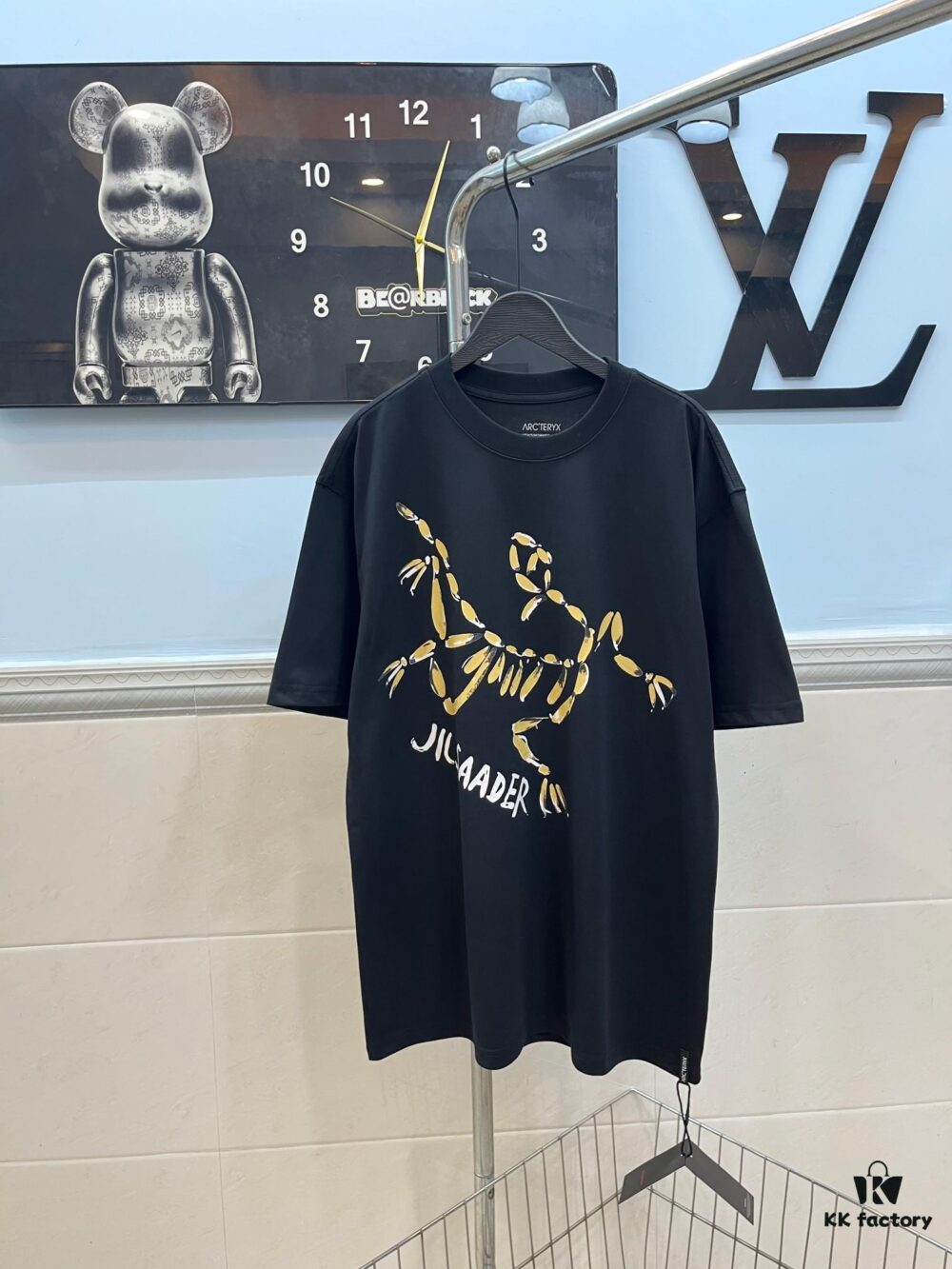 Ayc Teryx Arc'teryx 2025FW Logo Print Premium Short Sleeve T-Shirt, 280g Double Cotton Fabric, Unisex Design